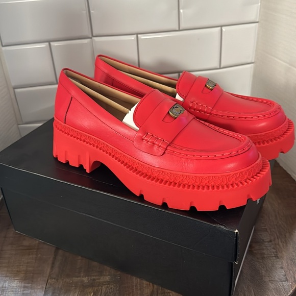 COACH LUG SOLE LOAFERS - Picture 3 of 5